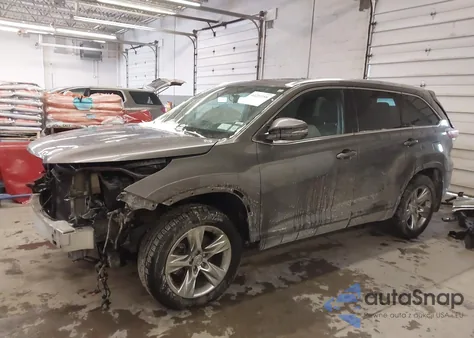 2014 Toyota Highlander Limited V6 из США, поврежденный, VIN 5TDDKRFH2ES028741